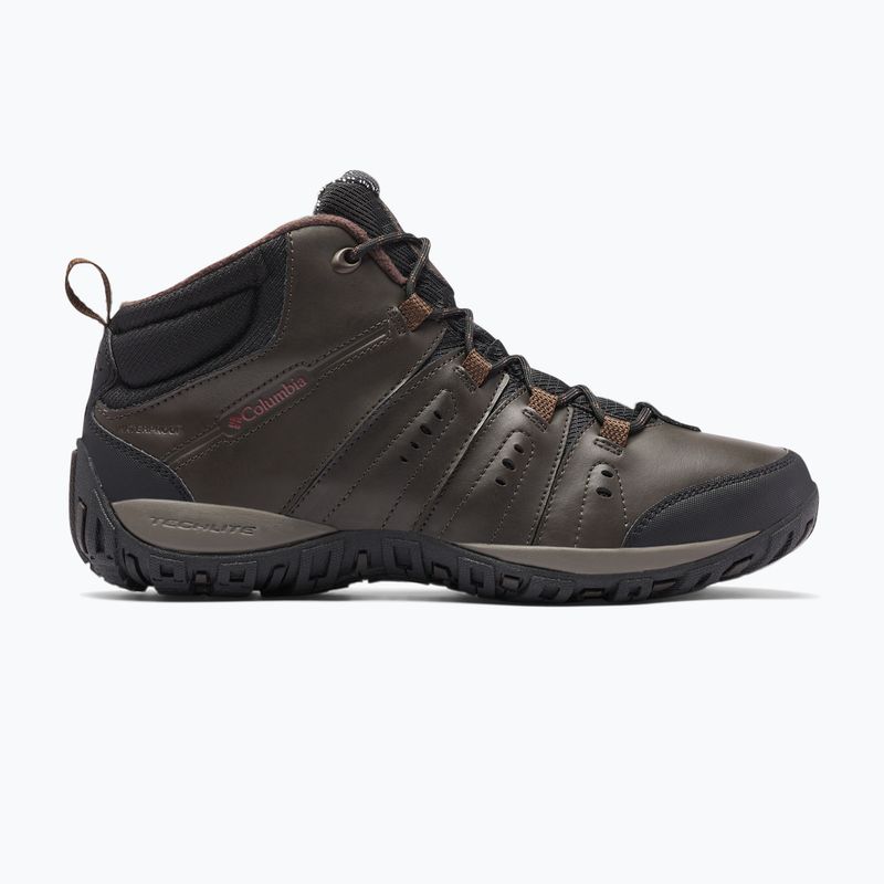 Columbia Woodburn II Chukka WP Omni-Heat vyriški trekingo batai cordovan/garnet red 12