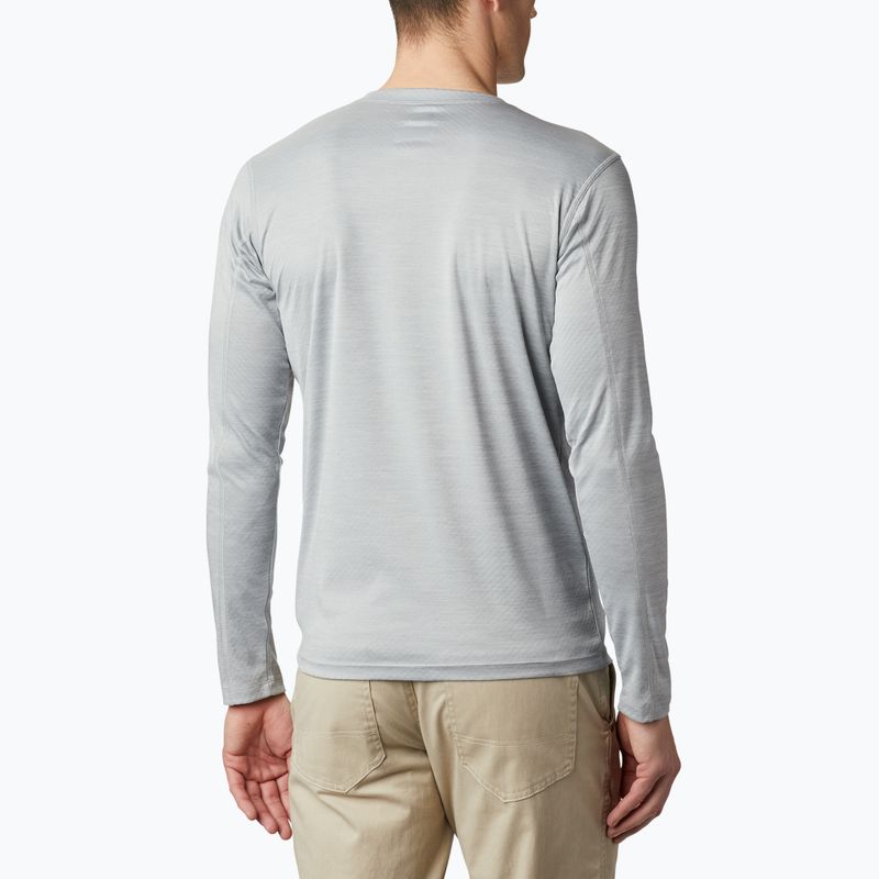 Žygių marškinėliai ilgomis rankovėmis Columbia Zero Rules columbia grey heather 2