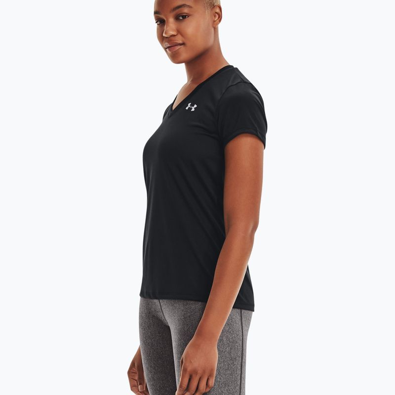 Under Armour Tech SSV moteriški treniruočių marškinėliai - Juodos ir sidabrinės spalvos 1255839