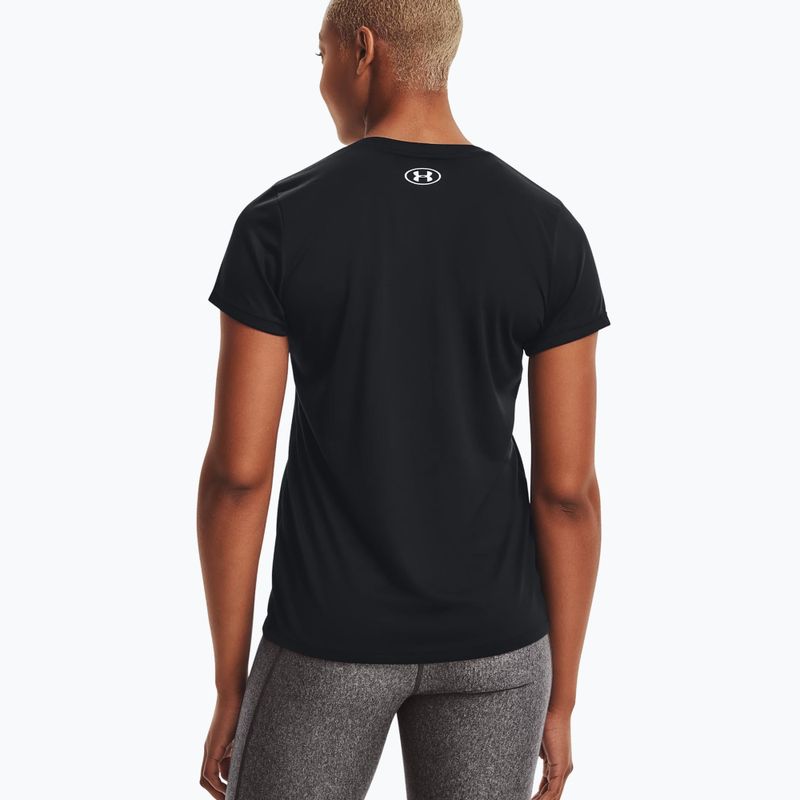 Under Armour Tech SSV moteriški treniruočių marškinėliai - Juodos ir sidabrinės spalvos 1255839 2