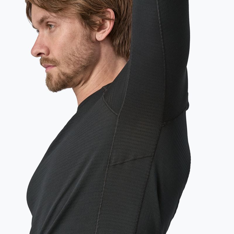 Vyriški termoaktyvūs marškinėliai ilgomis rankovėmis Patagonia Cap Termal Weight Crew black 3