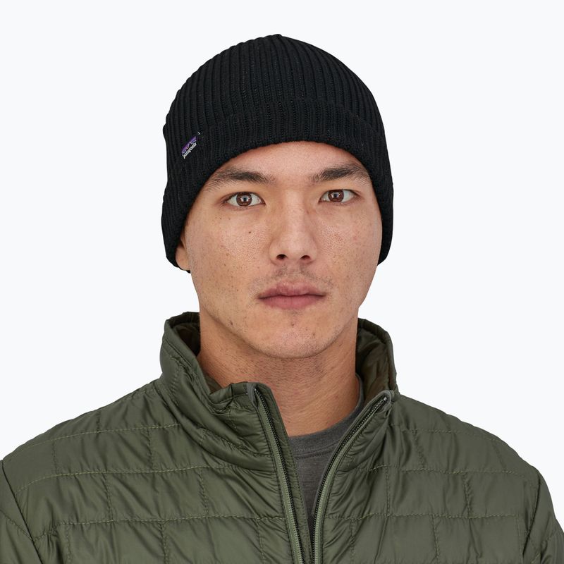 Žieminė kepurė Patagonia Fishermans Rolled Beanie black 2