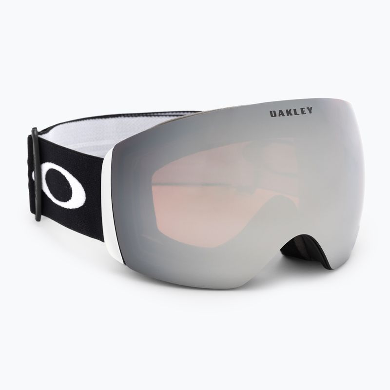 Oakley Flight Deck matiniai juodi/prizm snow black iridium slidinėjimo akiniai OO7050-01