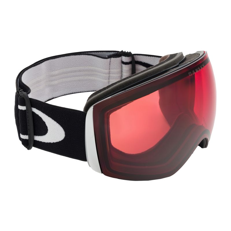 Oakley Flight Deck matiniai juodi/prizm snow rose slidinėjimo akiniai OO7050-03