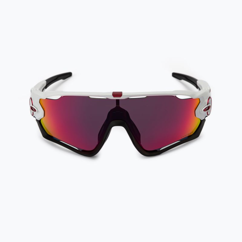 Oakley Jawbreaker poliruoti balti/prizminiai dviračių akiniai 0OO9290 3