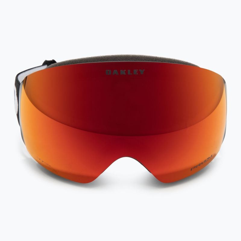 Oakley Flight Deck matiniai juodi/prizm snow torch iridium slidinėjimo akiniai OO7064-39 2