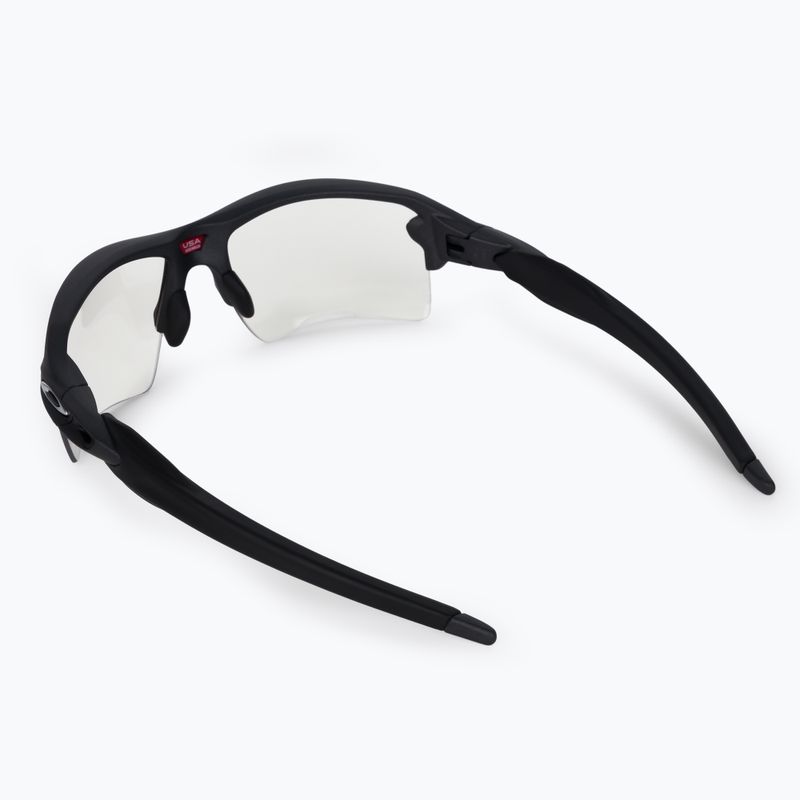 Oakley Flak 2.0 XL plieno/skaidrūs-juodi fotochrominiai akiniai nuo saulės 0OO9188 2