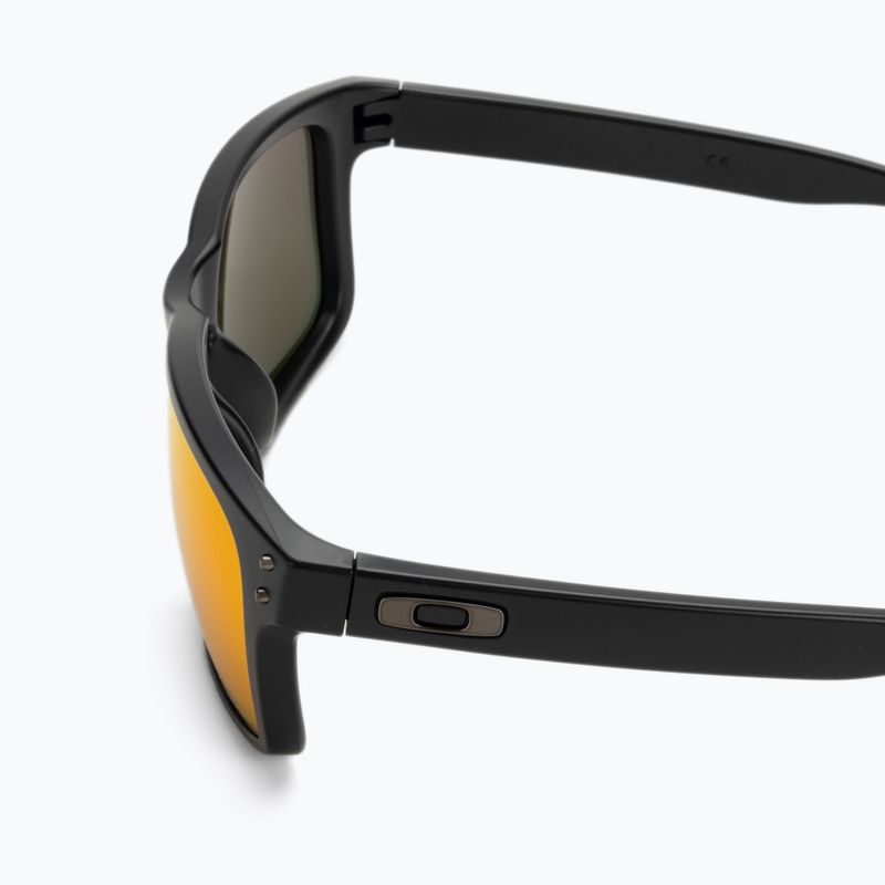 "Oakley Holbrook" matinės juodos/prizm rubino spalvos akiniai nuo saulės 0OO9102-E255 4