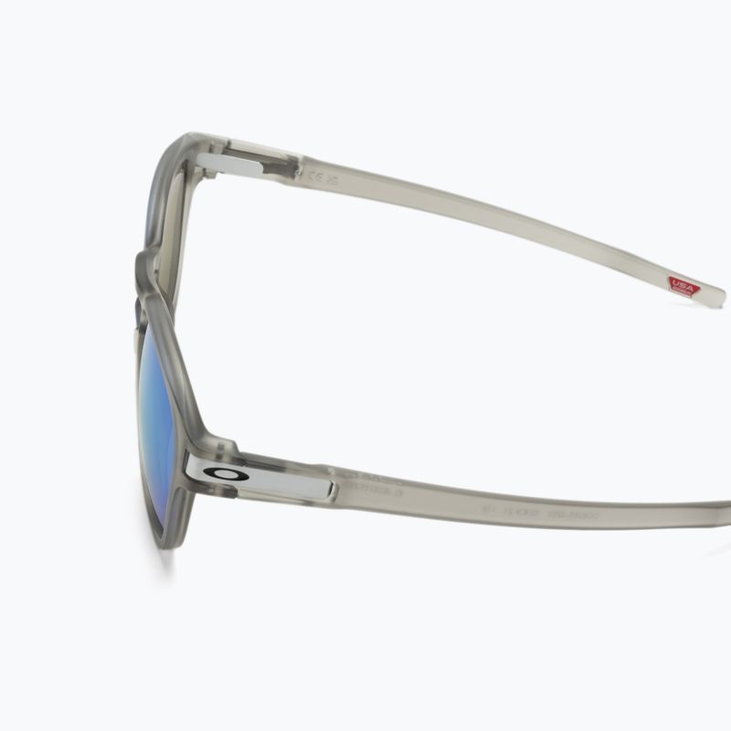 "Oakley Latch" matiniai pilki rašalo/prizm safyro poliarizuoti akiniai nuo saulės 4