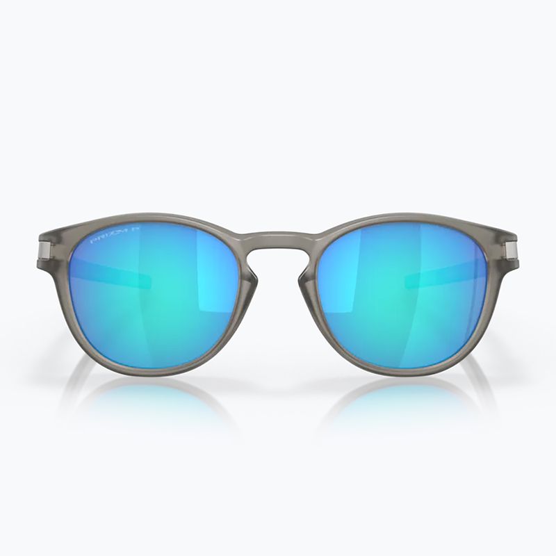 "Oakley Latch" matiniai pilki rašalo/prizm safyro poliarizuoti akiniai nuo saulės 7