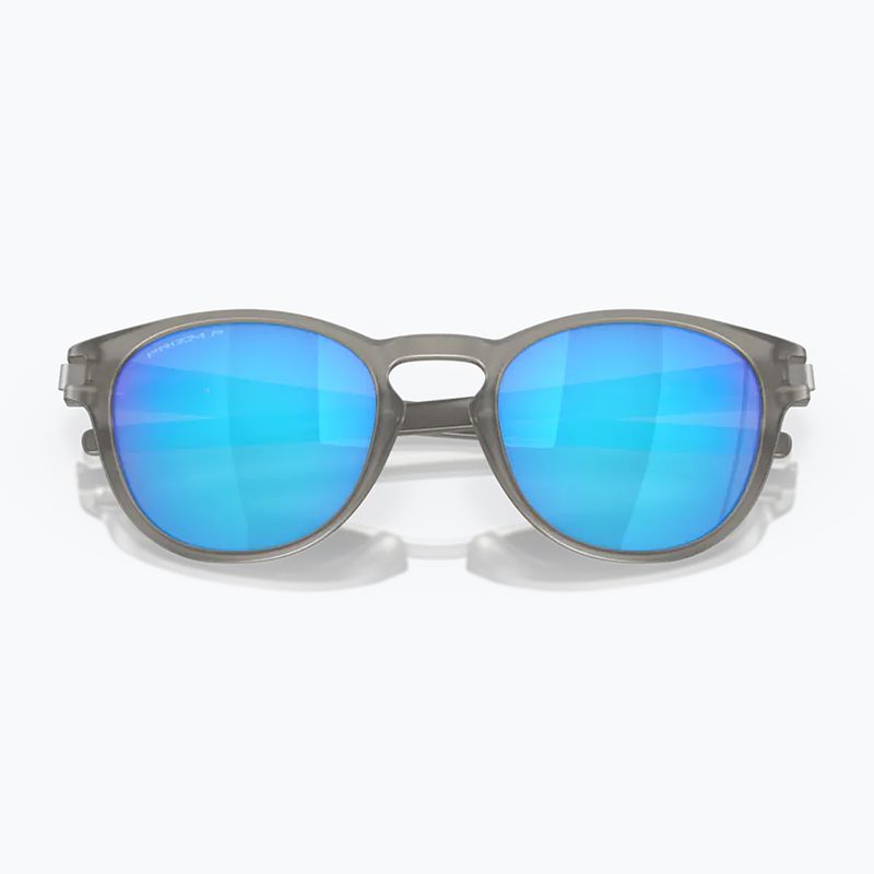 "Oakley Latch" matiniai pilki rašalo/prizm safyro poliarizuoti akiniai nuo saulės 10