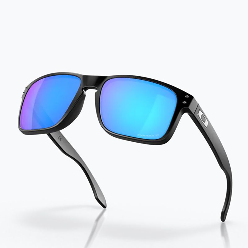 "Oakley Holbrook" matinės juodos/prizm safyro spalvos poliarizuoti akiniai nuo saulės 9