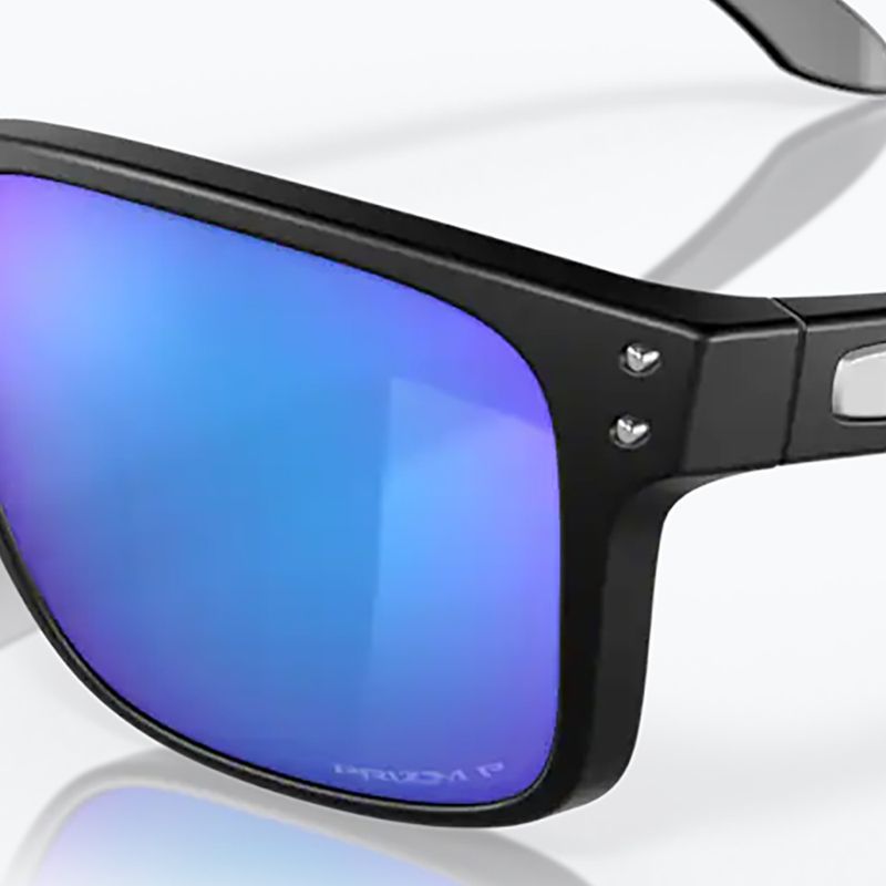 "Oakley Holbrook" matinės juodos/prizm safyro spalvos poliarizuoti akiniai nuo saulės 11