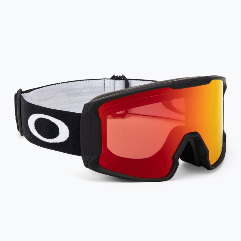 Oakley Line Miner matinės juodos/prizm sniego degiklio iridžio spalvos slidinėjimo akiniai OO7093-04