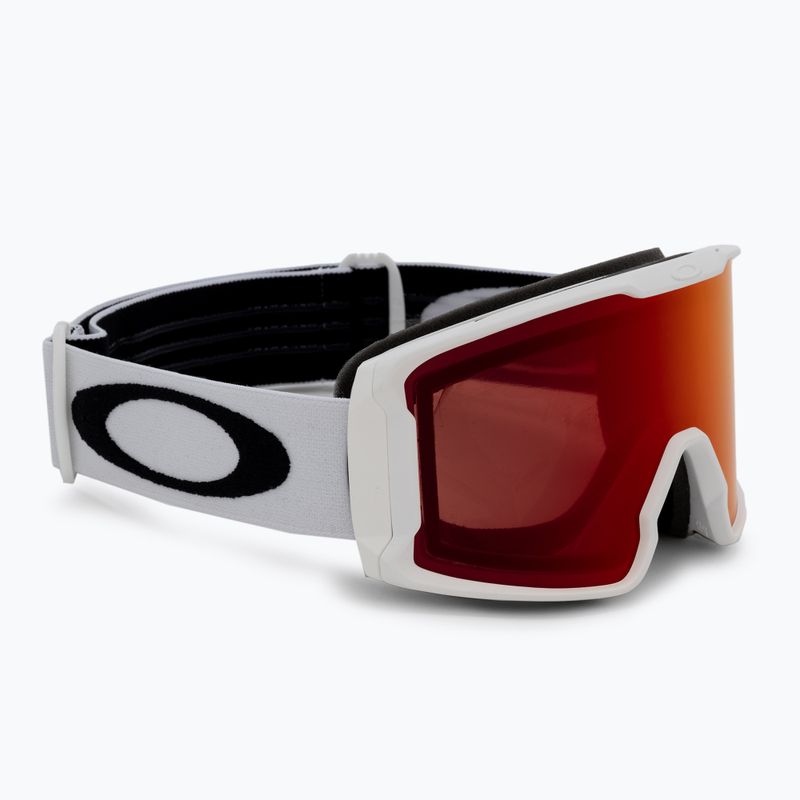 Oakley Line Miner matiniai balti/prizm sniego degikliai su iridžiu slidinėjimo akiniai OO7093-09