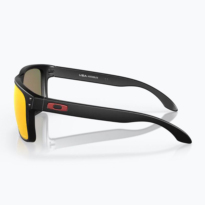 "Oakley Holbrook XL" matinės juodos/prizm rubino spalvos akiniai nuo saulės 8
