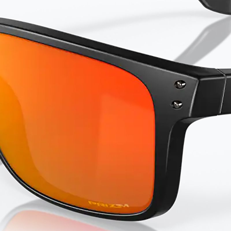 "Oakley Holbrook XL" matinės juodos/prizm rubino spalvos akiniai nuo saulės 11
