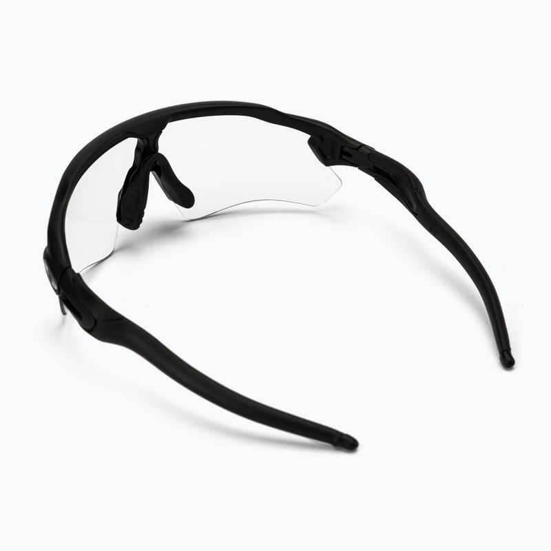 Oakley Radar EV Path matinės juodos/skaidrios spalvos 0OO9208 dviratininkų akiniai 2