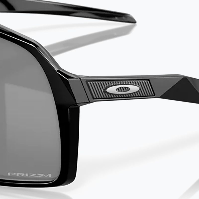 Oakley Sutro poliruoti juodi/prizm black dviratininkų akiniai 0OO9406 10