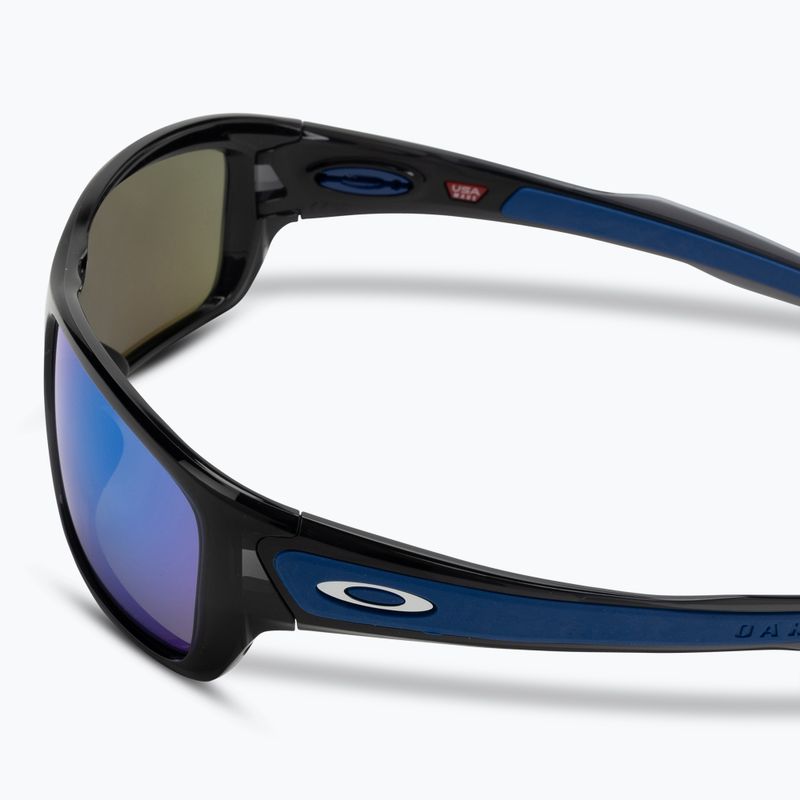 "Oakley Turbine" juodi rašalo/prizmato safyro akiniai nuo saulės 4