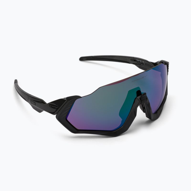 Oakley Flight Jacket matinio plieno/prizm road jade dviratininkų akiniai 0OO9401