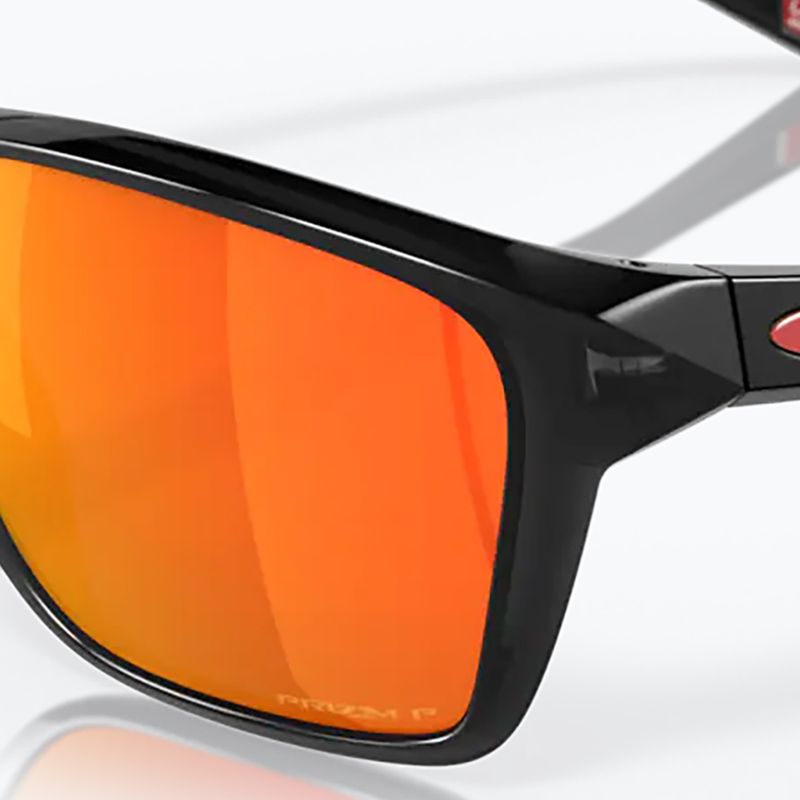 "Oakley Sylas" juodo rašalo/prizm ruby poliarizuoti akiniai nuo saulės 11