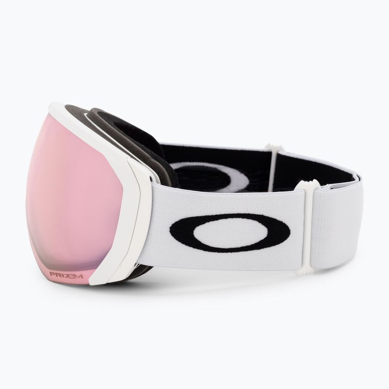 Oakley Flight Path matinės baltos/prizm snow hi pink iridium slidinėjimo akiniai OO7110-09 4