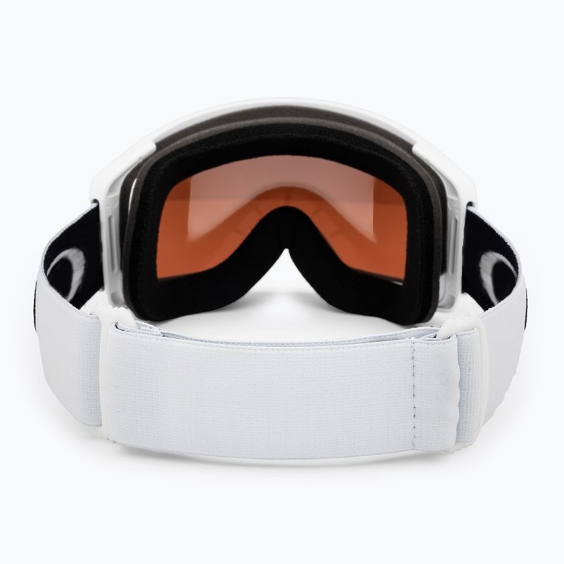 Oakley Flight Tracker slidinėjimo akiniai matiniai balti/prizm snow sapphire iridium 3