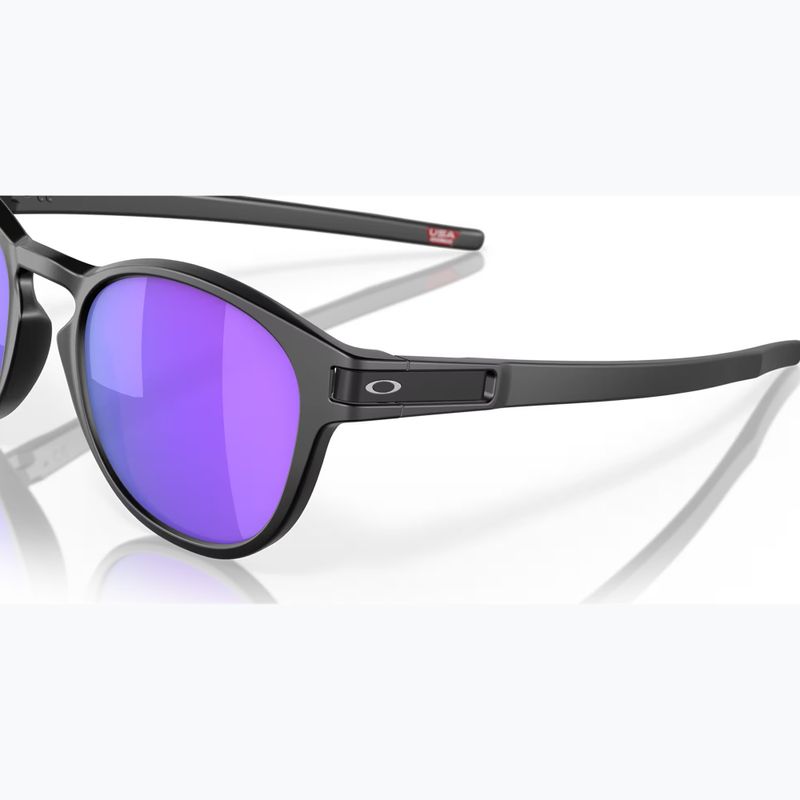 Saulės akiniai Oakley Latch matte black 6
