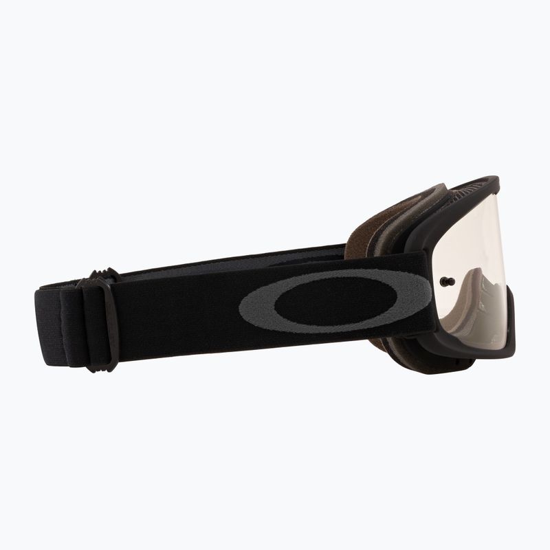Oakley O Frame 2.0 Pro MTB dviratininkų akiniai juodi metaliniai/skaidrūs 2