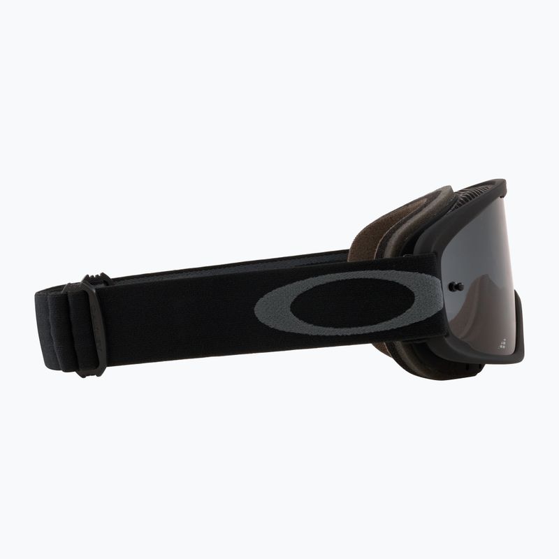 Oakley O Frame 2.0 Pro MTB dviratininkų akiniai juodi metaliniai/tamsiai pilki 2