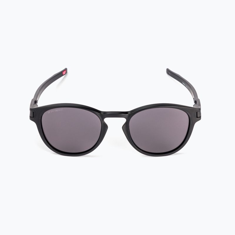 Oakley Latch matiniai juodi/prizmine pilka spalva akiniai nuo saulės 0OO9265 3