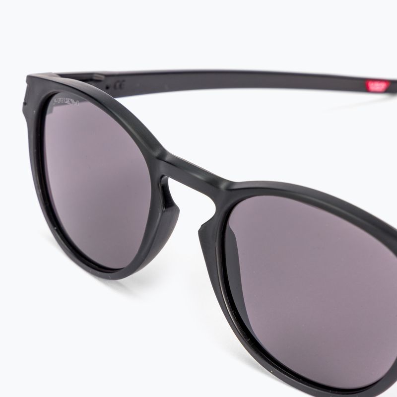 Oakley Latch matiniai juodi/prizmine pilka spalva akiniai nuo saulės 0OO9265 4