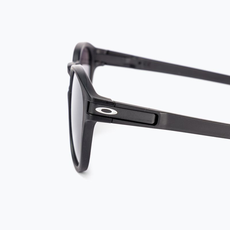 Oakley Latch matiniai juodi/prizmine pilka spalva akiniai nuo saulės 0OO9265 5