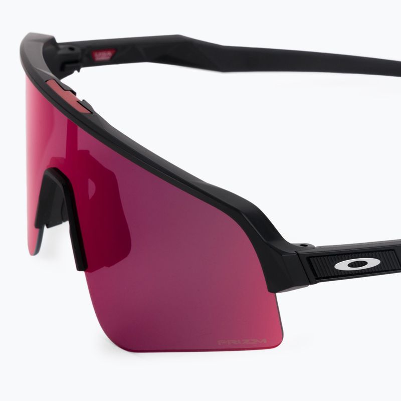 Oakley Sutro Lite Sweep matiniai juodi/prizminiai dviračių akiniai 0OO9465 5