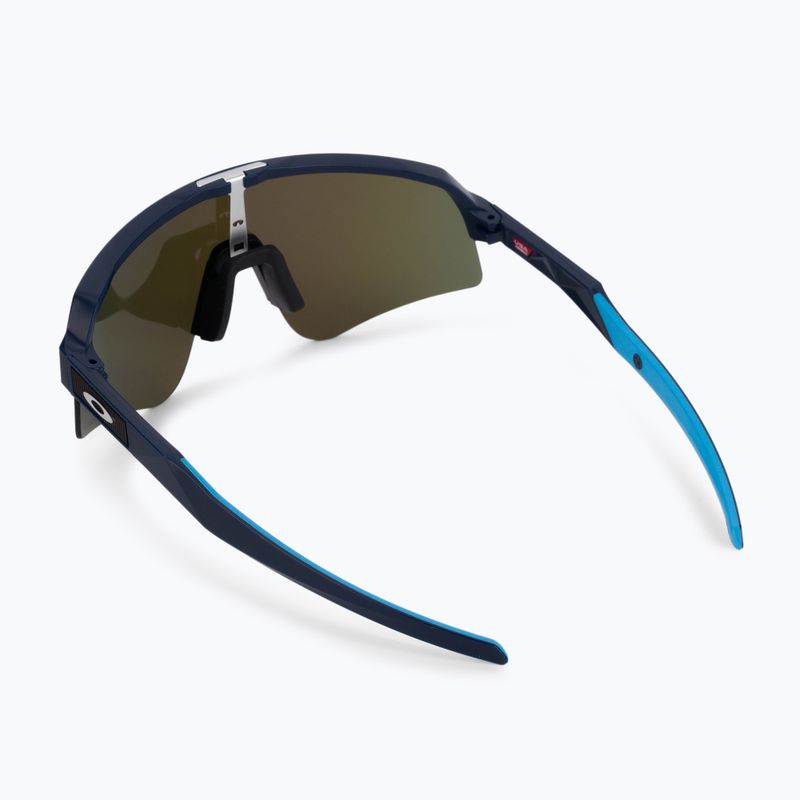 Oakley Sutro Lite Sweep matiniai tamsiai mėlyni/prizmato safyro spalvos dviratininkų akiniai 0OO9465 2