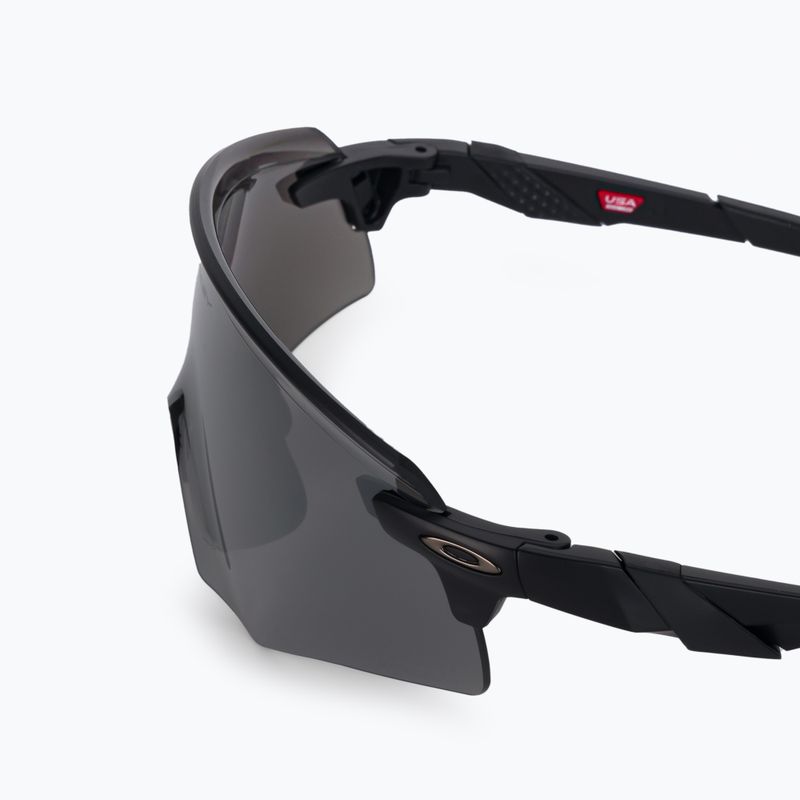 Oakley Encoder matiniai juodi/prizm black dviratininkų akiniai 0OO9471 4