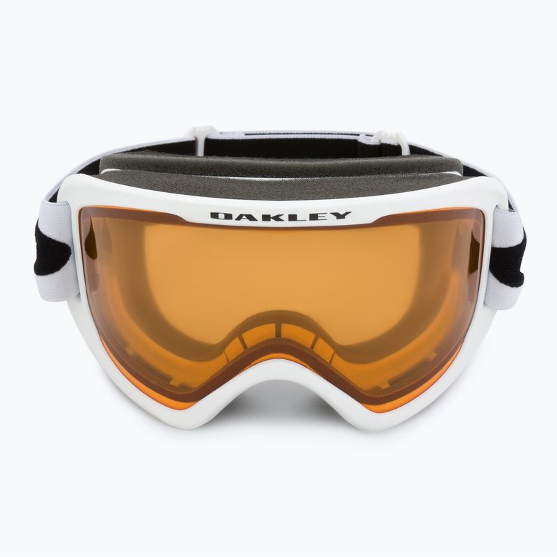 Oakley O-Frame 2.0 Pro matinės baltos/persimono spalvos slidinėjimo akiniai OO7125-03 2