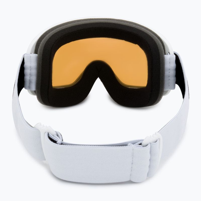 Oakley O-Frame 2.0 Pro matinės baltos/persimono spalvos slidinėjimo akiniai OO7125-03 3