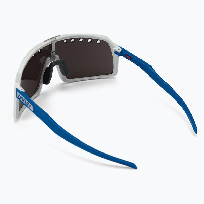 Oakley Sutro poliruoti balti/prizm black dviratininkų akiniai 0OO9406 2