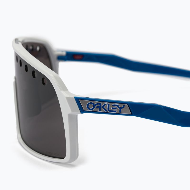 Oakley Sutro poliruoti balti/prizm black dviratininkų akiniai 0OO9406 4