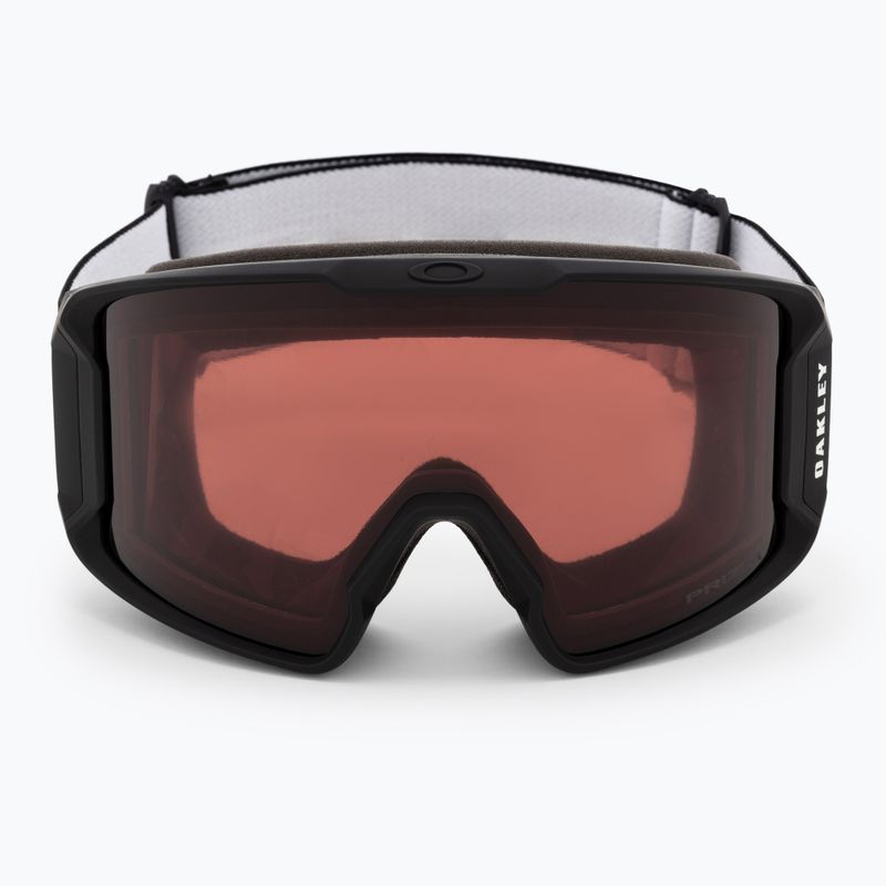 Oakley Line Miner matiniai juodi/prizm granato spalvos slidinėjimo akiniai OO7070-B8 2