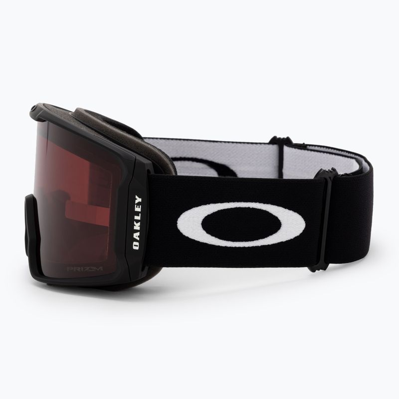 Oakley Line Miner matiniai juodi/prizm granato spalvos slidinėjimo akiniai OO7070-B8 4
