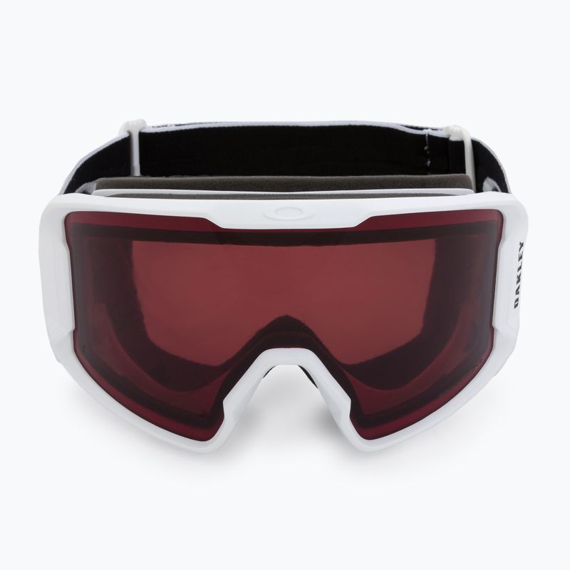 Oakley Line Miner matiniai balti/prizm granato spalvos slidinėjimo akiniai OO7070-B9 2