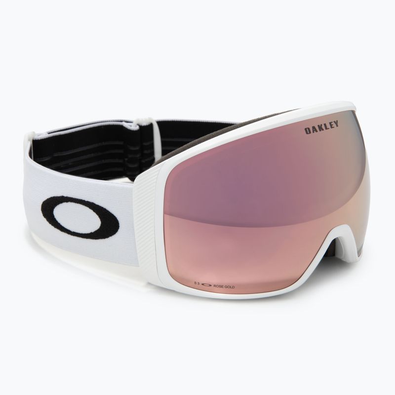 Slidinėjimo akiniai Oakley Flight Tracker L matte white/prizm rose gold iridium