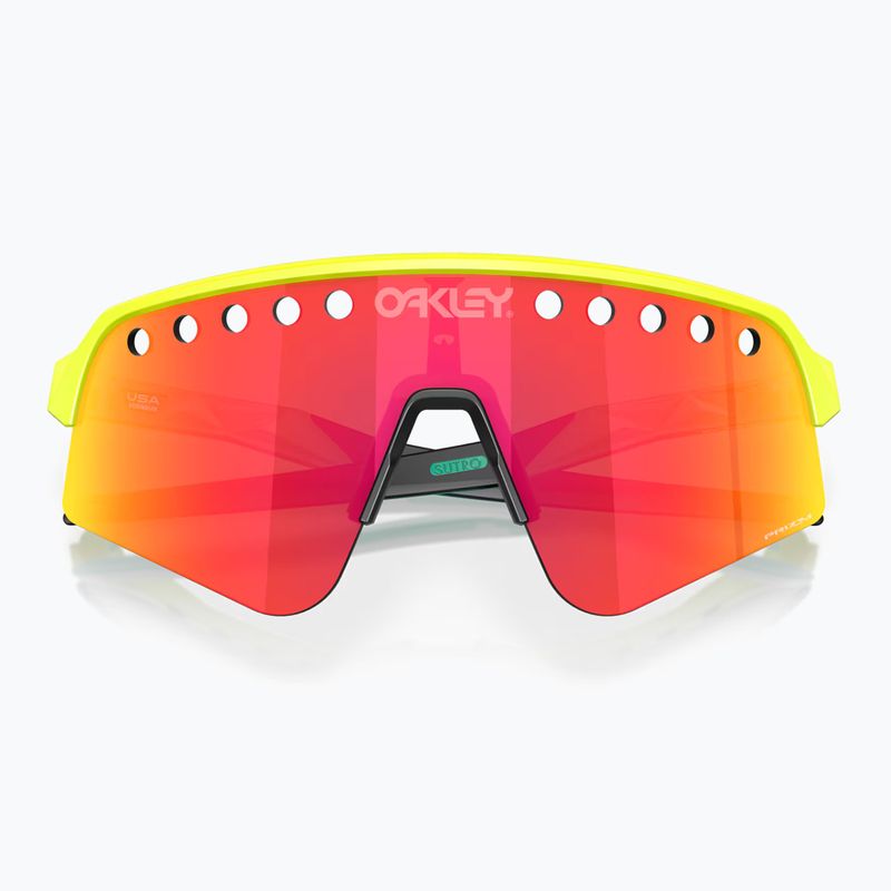 Akiniai nuo saulės Oakley Sutro Lite Sweep tennis ball yellow/prizm ruby 6