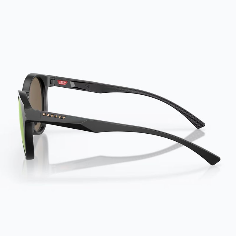Akiniai nuo saulės Oakley Spindrift matte black/prizm rose gold polarized 3