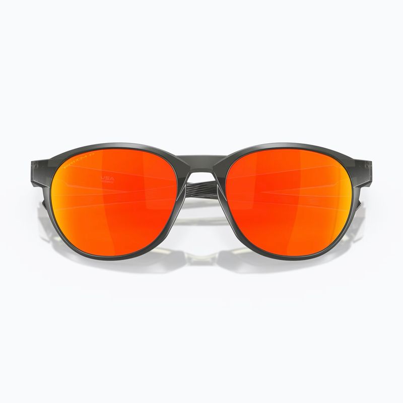 Akiniai nuo saulės Oakley Reedmace matte grey smoke/prizm ruby polar 5