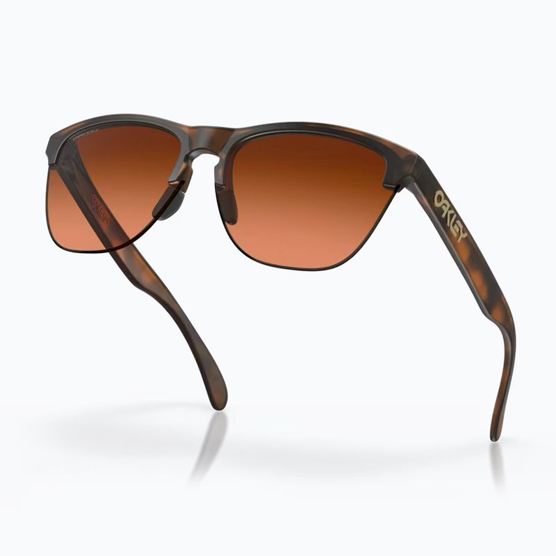 Akiniai nuo saulės Oakley Frogskins Lite matte brown tortoise/prizm brown gradient 4