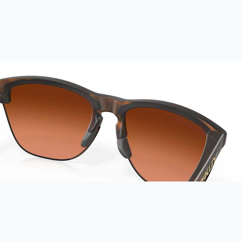 Akiniai nuo saulės Oakley Frogskins Lite matte brown tortoise/prizm brown gradient 7